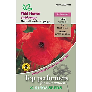 Wild Flower Field Poppy