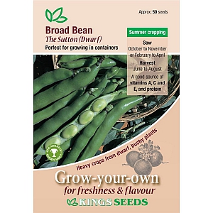 Broad Bean The Sutton (Dwarf)