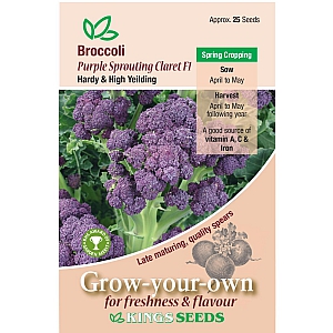 Broccoli Purple Sprouting Claret F1