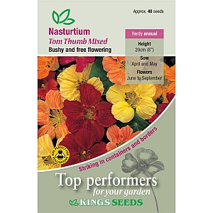 Nasturtium Tom Thumb Mixed